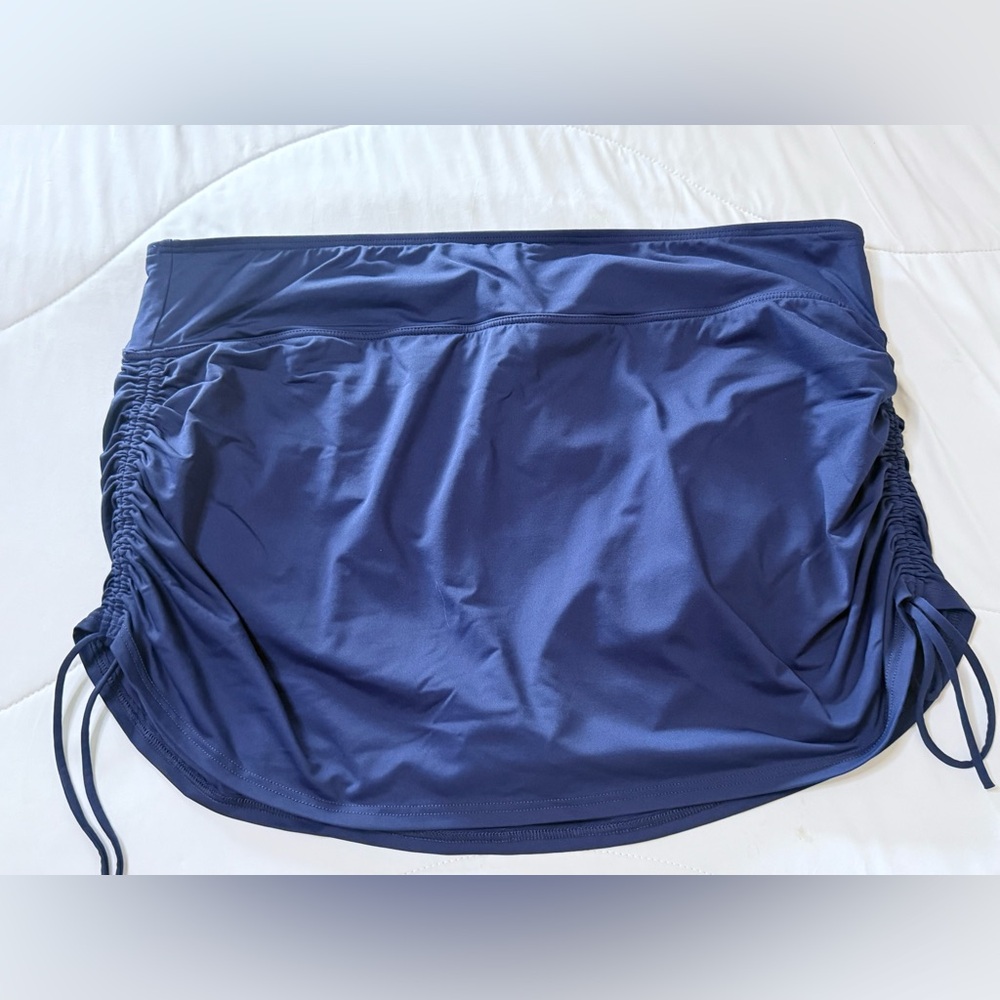 Lands' End Women's Blue Swim Skirt